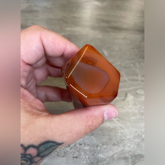 Carnelian Freeform Crystal - Picture 4 of 5